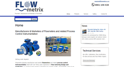 Desktop Screenshot of flowmetrix.co.za